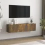 TV-Wandschrank aus geräuchertem Eichensperrholz, 120 x 30 x 30 cm von vidaXL, TV-Möbel - Ref: Foro24-815099, Preis: 50,36 €, ...