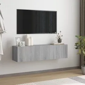 Mueble pared TV madera contrachapada gris Sonoma 120x30x30 cm de vidaXL, Muebles TV - Ref: Foro24-815100, Precio: 53,88 €, De...