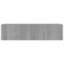 Sonoma gray plywood TV wall cabinet 120x30x30 cm by vidaXL, TV Furniture - Ref: Foro24-815100, Price: 53,88 €, Discount: %