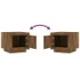 Couchtisch aus geräuchertem Eichensperrholz, 51 x 50 x 45 cm von vidaXL, Couchtisch - Ref: Foro24-817228, Preis: 36,08 €, Rab...