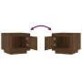 Brown oak plywood coffee table 51x50x45 cm by vidaXL, Coffee table - Ref: Foro24-817230, Price: 43,29 €, Discount: %