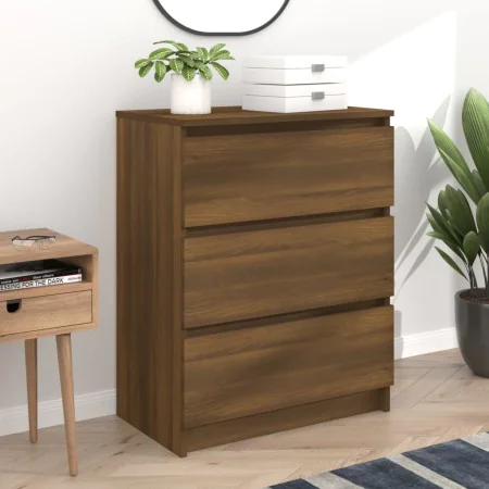 Sideboard aus braunem Eichensperrholz, 60 x 35 x 76 cm von vidaXL, Sideboards - Ref: Foro24-815512, Preis: 80,08 €, Rabatt: %