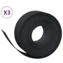Garden edging 3 units black polyethylene 10 m 20 cm by vidaXL, Garden edging and edging - Ref: Foro24-3155457, Price: 113,36 ...