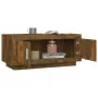 Couchtisch aus geräucherter Eichenholz-Technikholz 102x50x45 cm von vidaXL, Couchtisch - Ref: Foro24-817231, Preis: 65,23 €, ...