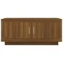 Engineered wood coffee table in brown oak 102x50x45 cm by vidaXL, Coffee table - Ref: Foro24-817233, Price: 53,95 €, Discount: %