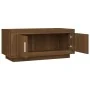 Engineered wood coffee table in brown oak 102x50x45 cm by vidaXL, Coffee table - Ref: Foro24-817233, Price: 53,95 €, Discount: %