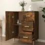 Sideboard aus geräuchertem Eichenholzwerkstoff, 69,5 x 34 x 90 cm von vidaXL, Sideboards - Ref: Foro24-817351, Preis: 66,66 €...