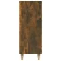 Aparador de madera de ingeniería roble ahumado 69,5x34x90 cm de vidaXL, Aparadores - Ref: Foro24-817351, Precio: 66,65 €, Des...