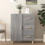 Aparador de madera de ingeniería gris Sonoma 69,5x34x90 cm de vidaXL, Aparadores - Ref: Foro24-817352, Precio: 77,10 €, Descu...