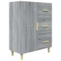 Aparador de madera de ingeniería gris Sonoma 69,5x34x90 cm de vidaXL, Aparadores - Ref: Foro24-817352, Precio: 77,10 €, Descu...