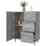 Aparador de madera de ingeniería gris Sonoma 69,5x34x90 cm de vidaXL, Aparadores - Ref: Foro24-817352, Precio: 77,10 €, Descu...