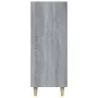 Aparador de madera de ingeniería gris Sonoma 69,5x34x90 cm de vidaXL, Aparadores - Ref: Foro24-817352, Precio: 77,10 €, Descu...
