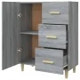 Aparador de madera de ingeniería gris Sonoma 69,5x34x90 cm de vidaXL, Aparadores - Ref: Foro24-817352, Precio: 77,10 €, Descu...