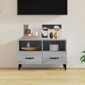Möbel für TV aus grauem Sonoma-Sperrholz 80x30x30 cm von vidaXL, TV-Möbel - Ref: Foro24-817493, Preis: 49,82 €, Rabatt: %