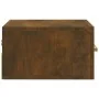 Wand-Nachttische, 2 Stück, Farbe Eiche geräuchert, 35 x 35 x 20 cm von vidaXL, Nachttische - Ref: Foro24-817574, Preis: 40,35...