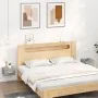Mesitas de noche de pared 2 uds color gris Sonoma 35x35x20 cm de vidaXL, Mesitas de noche - Ref: Foro24-817576, Precio: 33,81...