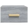 Mesitas de noche de pared 2 uds color gris Sonoma 35x35x20 cm de vidaXL, Mesitas de noche - Ref: Foro24-817576, Precio: 33,81...