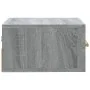 Mesitas de noche de pared 2 uds color gris Sonoma 35x35x20 cm de vidaXL, Mesitas de noche - Ref: Foro24-817576, Precio: 33,81...