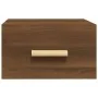 Wall bedside tables 2 pcs brown oak color 35x35x20 cm by vidaXL, Nightstands - Ref: Foro24-817578, Price: 41,71 €, Discount: %