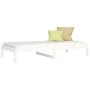 Sofá cama de madera maciza de pino blanco 90x190 cm de vidaXL, Camas y somieres - Ref: Foro24-820423, Precio: 55,97 €, Descue...