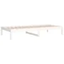 Sofá cama de madera maciza de pino blanco 90x190 cm de vidaXL, Camas y somieres - Ref: Foro24-820423, Precio: 55,97 €, Descue...