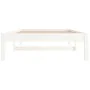 Sofá cama de madera maciza de pino blanco 90x190 cm de vidaXL, Camas y somieres - Ref: Foro24-820423, Precio: 55,97 €, Descue...