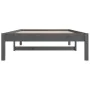 Sofá cama de madera maciza de pino gris 90x190 cm de vidaXL, Camas y somieres - Ref: Foro24-820424, Precio: 86,48 €, Descuent...