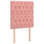 Cama box spring con colchón terciopelo rosa 80x200 cm de vidaXL, Camas y somieres - Ref: Foro24-3129362, Precio: 344,89 €, De...