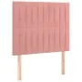 Box spring bed with pink velvet mattress 80x200 cm by vidaXL, Beds and slatted bases - Ref: Foro24-3129302, Price: 330,56 €, ...