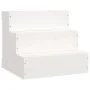 Pet ladder solid white pine wood 40x37.5x35 cm by vidaXL, Pet Steps and Ramps - Ref: Foro24-822462, Price: 45,06 €, Discount: %