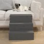 Pet staircase solid gray pine wood 40x37.5x35 cm by vidaXL, Pet Steps and Ramps - Ref: Foro24-822463, Price: 46,88 €, Discoun...