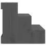 Pet staircase solid gray pine wood 40x37.5x35 cm by vidaXL, Pet Steps and Ramps - Ref: Foro24-822463, Price: 46,88 €, Discoun...