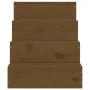 Pet ladder solid honey brown pine wood 40x49x47 cm by vidaXL, Pet Steps and Ramps - Ref: Foro24-822469, Price: 69,85 €, Disco...