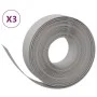 Garden edging 3 units gray polyethylene 10 m 15 cm by vidaXL, Garden edging and edging - Ref: Foro24-3155441, Price: 80,38 €,...