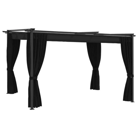 Anthrazitgrauer Pavillon 4x3 m von vidaXL, Zelte und Pavillons - Ref: Foro24-3053421, Preis: 387,66 €, Rabatt: %