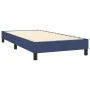 Box spring bed with blue fabric mattress 100x200 cm by vidaXL, Beds and slatted bases - Ref: Foro24-3129695, Price: 330,87 €,...