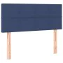 Box spring bed with blue fabric mattress 100x200 cm by vidaXL, Beds and slatted bases - Ref: Foro24-3129695, Price: 330,87 €,...