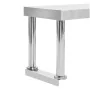 Kitchen work table with stainless steel shelf 120x60x120 cm by vidaXL, Restoration - Ref: Foro24-3054469, Price: 230,28 €, Di...