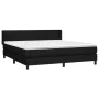 Boxspringbett mit schwarzer Stoffmatratze 180x200 cm von vidaXL, Betten und Lattenroste - Ref: Foro24-3129891, Preis: 577,97 ...