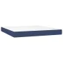 Cama box spring con colchón tela azul 160x200 cm de vidaXL, Camas y somieres - Ref: Foro24-3130127, Precio: 487,15 €, Descuen...