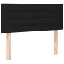 Box spring bed with black fabric mattress 90x190 cm by vidaXL, Beds and slatted bases - Ref: Foro24-3130315, Price: 275,86 €,...
