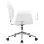 White Faux Leather Swivel Office Chair by vidaXL, Office chairs - Ref: Foro24-3054825, Price: 144,47 €, Discount: %