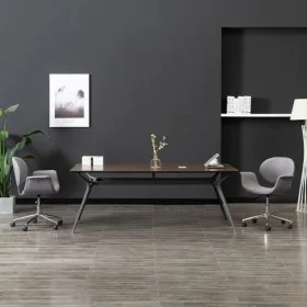 Drehbarer Bürostuhl aus grauem Stoff von vidaXL, Bürostühle - Ref: Foro24-3054828, Preis: 143,07 €, Rabatt: %