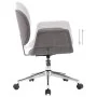 Gray Fabric Swivel Office Chair by vidaXL, Office chairs - Ref: Foro24-3054828, Price: 143,07 €, Discount: %
