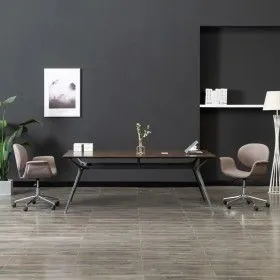 Silla de oficina giratoria de tela gris taupe de vidaXL, Sillas de oficina - Ref: Foro24-3054829, Precio: 150,10 €, Descuento: %