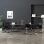 Swivel dining chairs 4 units black synthetic leather by vidaXL, dining chairs - Ref: Foro24-3054855, Price: 485,06 €, Discoun...
