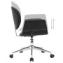 Drehbare Esszimmerstühle 6-teilig aus schwarzem Kunstleder von vidaXL, Essstühle - Ref: Foro24-3054856, Preis: 752,35 €, Raba...