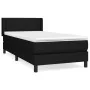 Boxspringbett mit schwarzer Stoffmatratze 80x200 cm von vidaXL, Betten und Lattenroste - Ref: Foro24-3129587, Preis: 280,85 €...