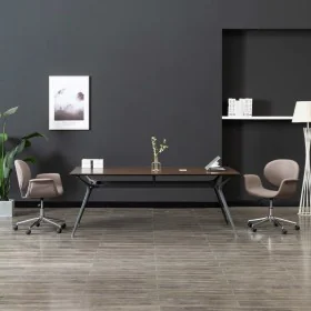 Sillas de comedor giratorias 2 unidades tela gris taupé de vidaXL, Sillas de comedor - Ref: Foro24-3054869, Precio: 292,25 €,...
