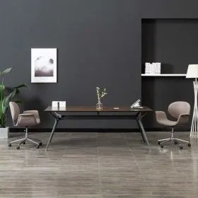 Swivel dining chairs, 2 units, gray taupe fabric by vidaXL, dining chairs - Ref: Foro24-3054869, Price: 292,25 €, Discount: %